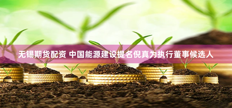 无锡期货配资 中国能源建设提名倪真为执行董事候选人